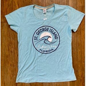 Women's St. George Island Florida Tshirt ~ sz XL ~ NWT